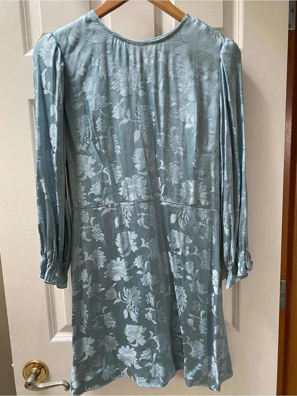 NWT Wilfred Baroque Floral Jacquard Mini Dress